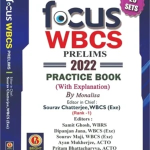 Focus WBCS Prelims 2022 Practice Book